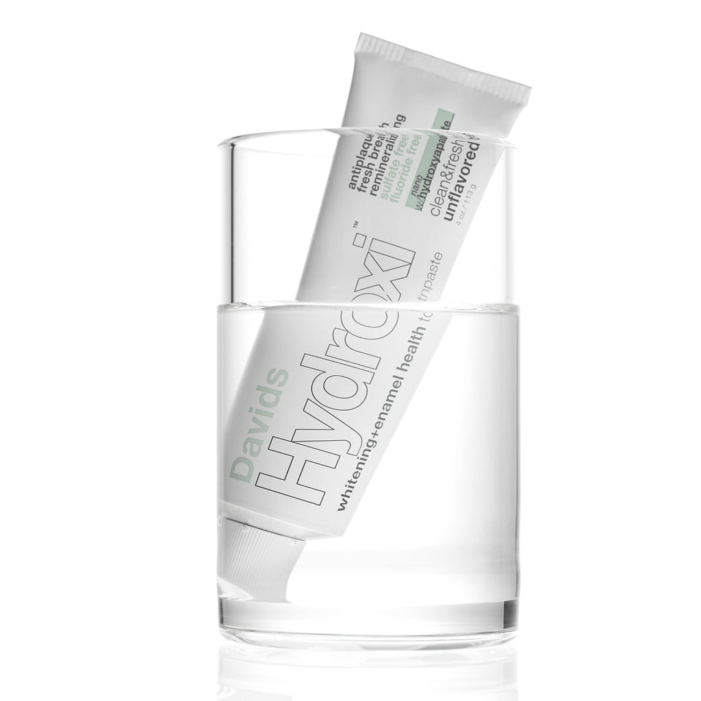 Davids Hydroxi™ whitening+enamel health nano hydroxyapatite premium toothpaste/unflavored