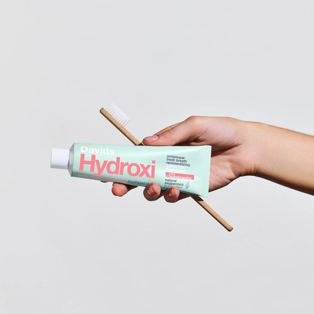 Davids Hydroxi™ gum health+whitening nano hydroxyapatite premium toothpaste / peppermint