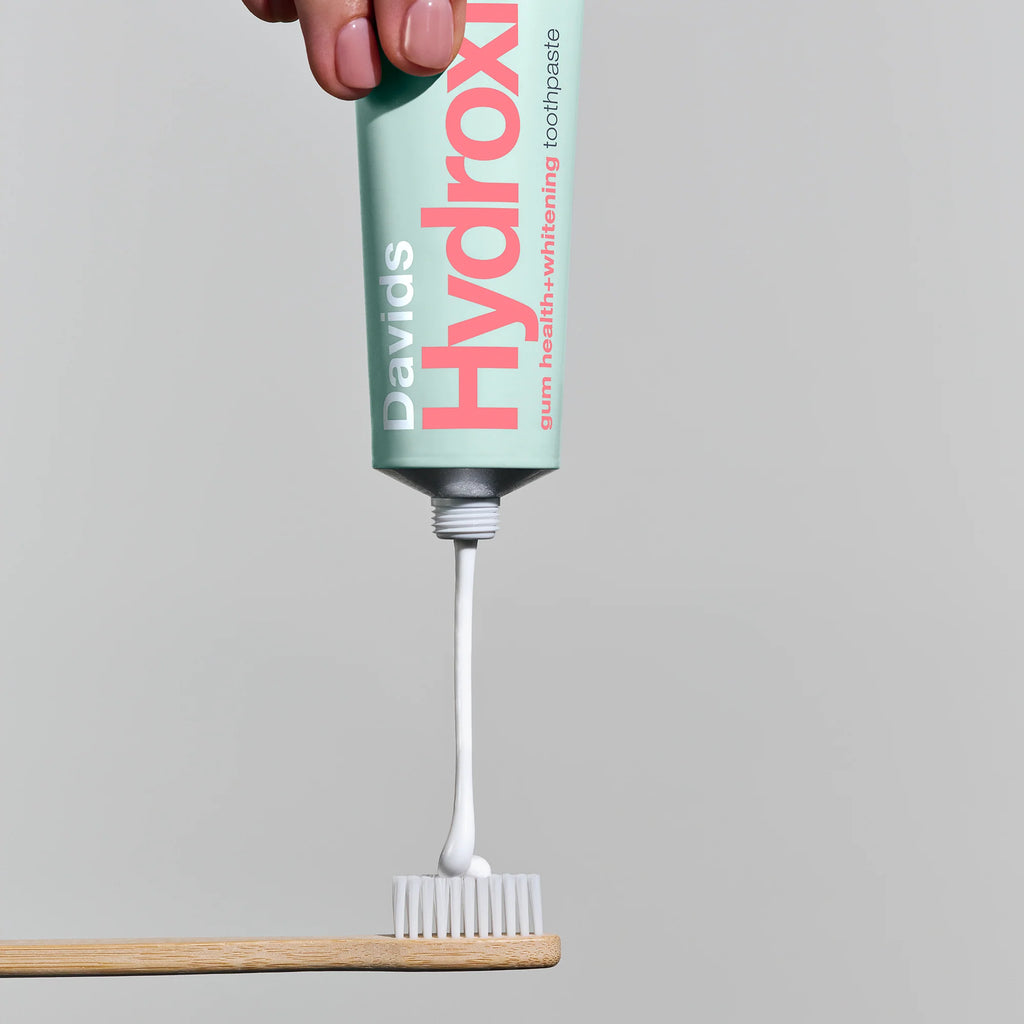 Davids Hydroxi™ gum health+whitening nano hydroxyapatite premium toothpaste / peppermint