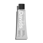 Davids travel size premium toothpaste / charcoal+peppermint