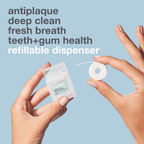 Davids Hydroxi™ expanding dental floss / refillable dispenser / mint /  30m