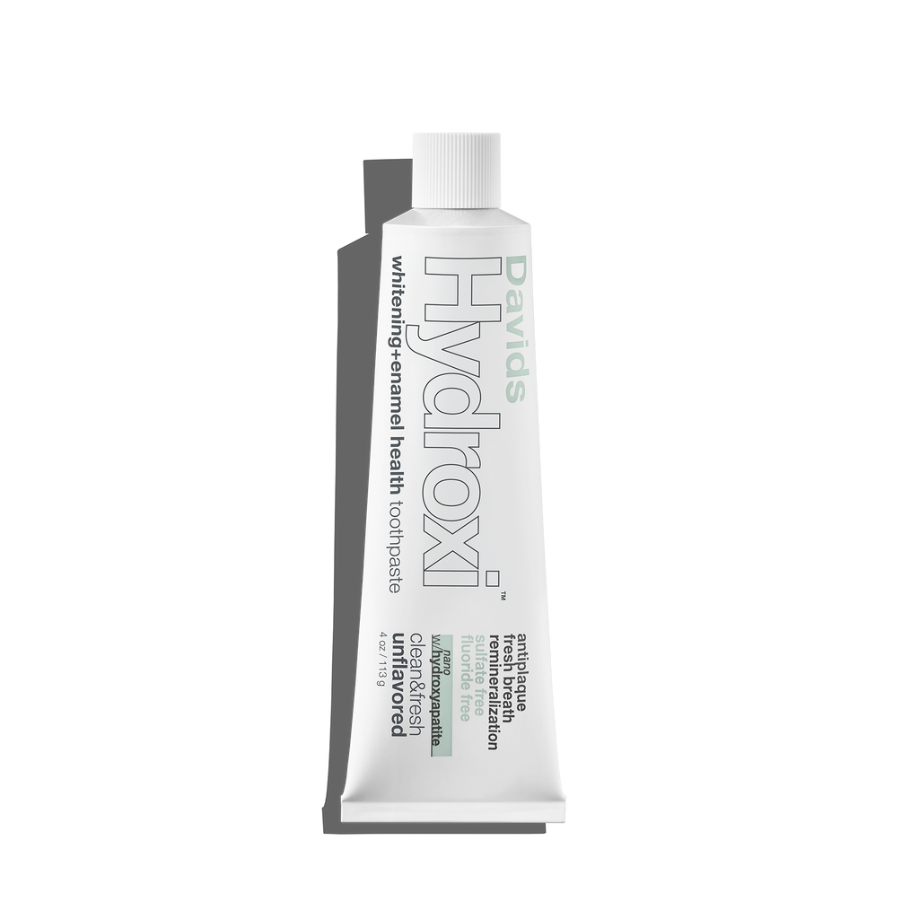 Davids Hydroxi™ whitening+enamel health nano hydroxyapatite premium toothpaste/unflavored