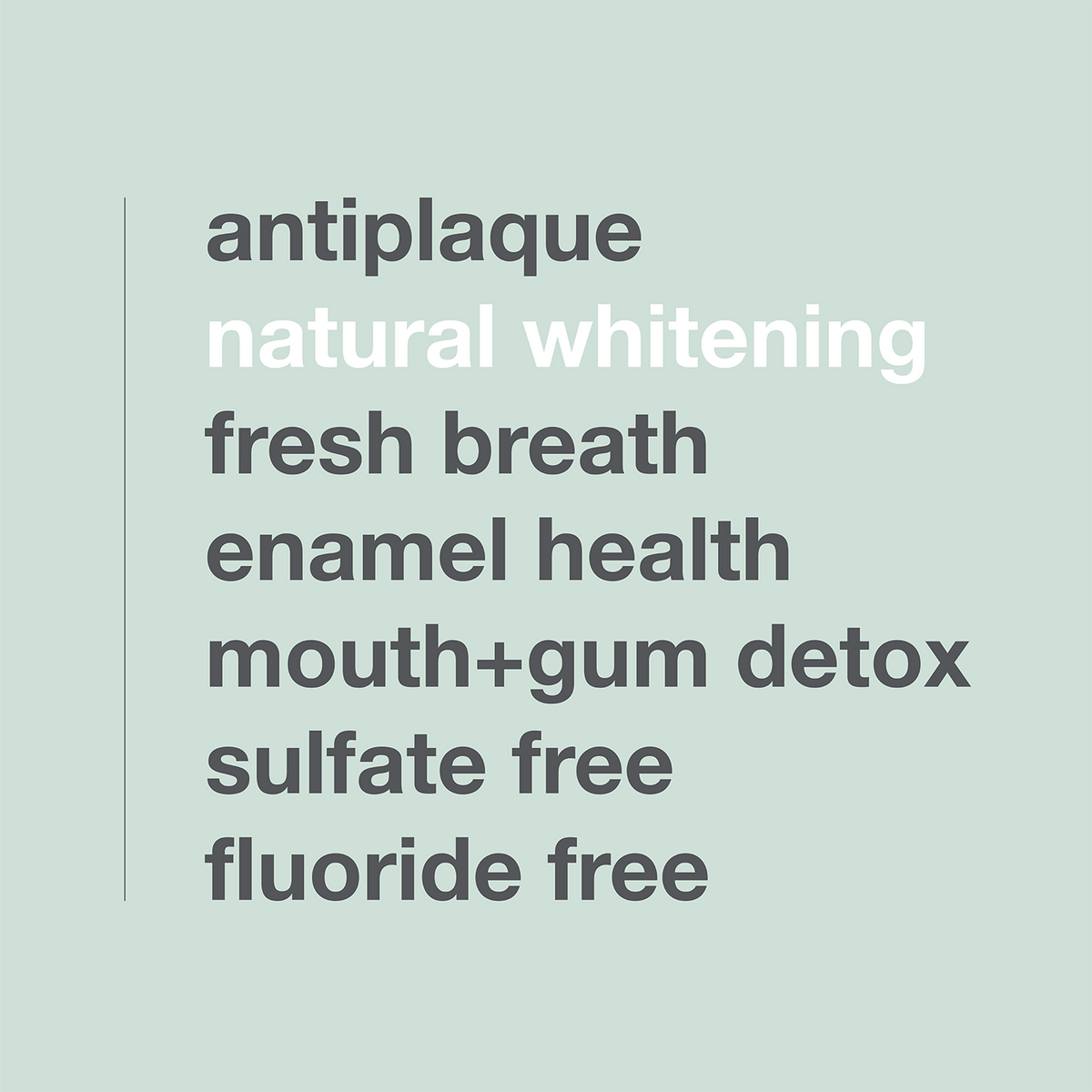 Davids premium toothpaste  /  spearmint