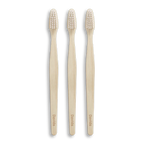 Davids premium bamboo toothbrush / adult soft / 3 pack