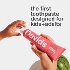 Davids kids + adults premium toothpaste  /  strawberry watermelon