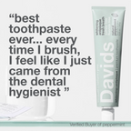 Davids premium toothpaste  /  peppermint