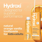 Davids Hydroxi whitening + enamel health, nano-hydroxyapatite toothpaste, kids + adults / orange vanilla