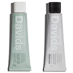 Davids travel size premium toothpaste / duo / 1.75 oz